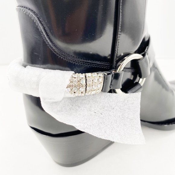 Calvin Klein 205W39NYC Leather Embellished Boots - Picture 7 of 13